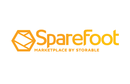Logo with "SpareFoot" and "Marketplace by SpareFoot" in faded text on an orange background.