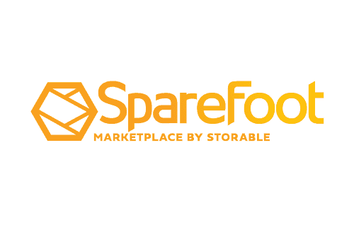 Logo with "SpareFoot" and "Marketplace by SpareFoot" in faded text on an orange background.