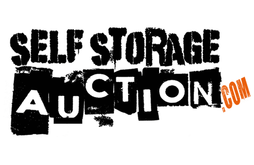 Grunge-style text reading "HUGGINS AUCTION.COM" with ".com" in orange.